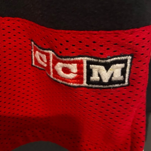 CCM Red and Black Sports Jersey - Picture 3 of 5